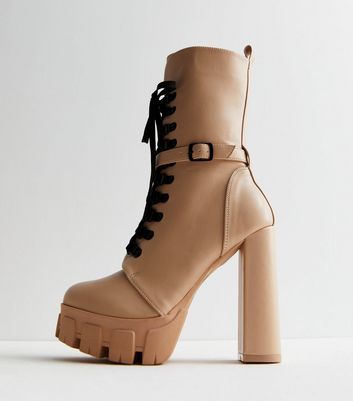 New look block heel on sale boots