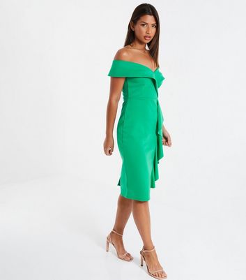 Quiz bardot hot sale dress