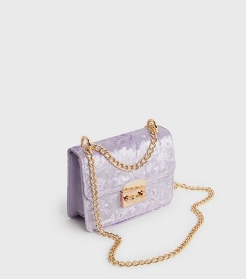 Lilac clutch best sale bag new look