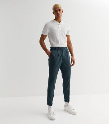 Theory Double Pleat Stretch Wool Pants  Neiman Marcus