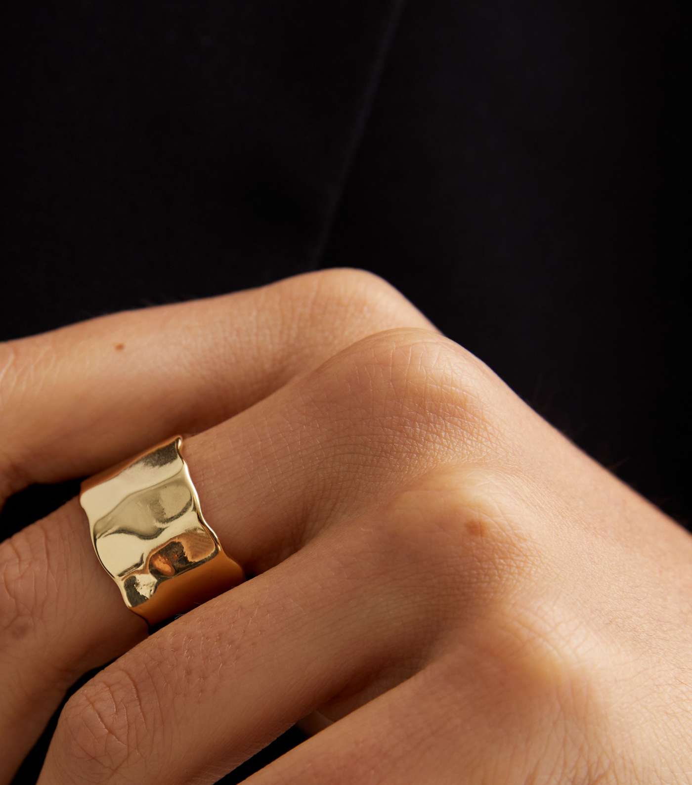 Real Gold Plated Fluid Ring Image 2