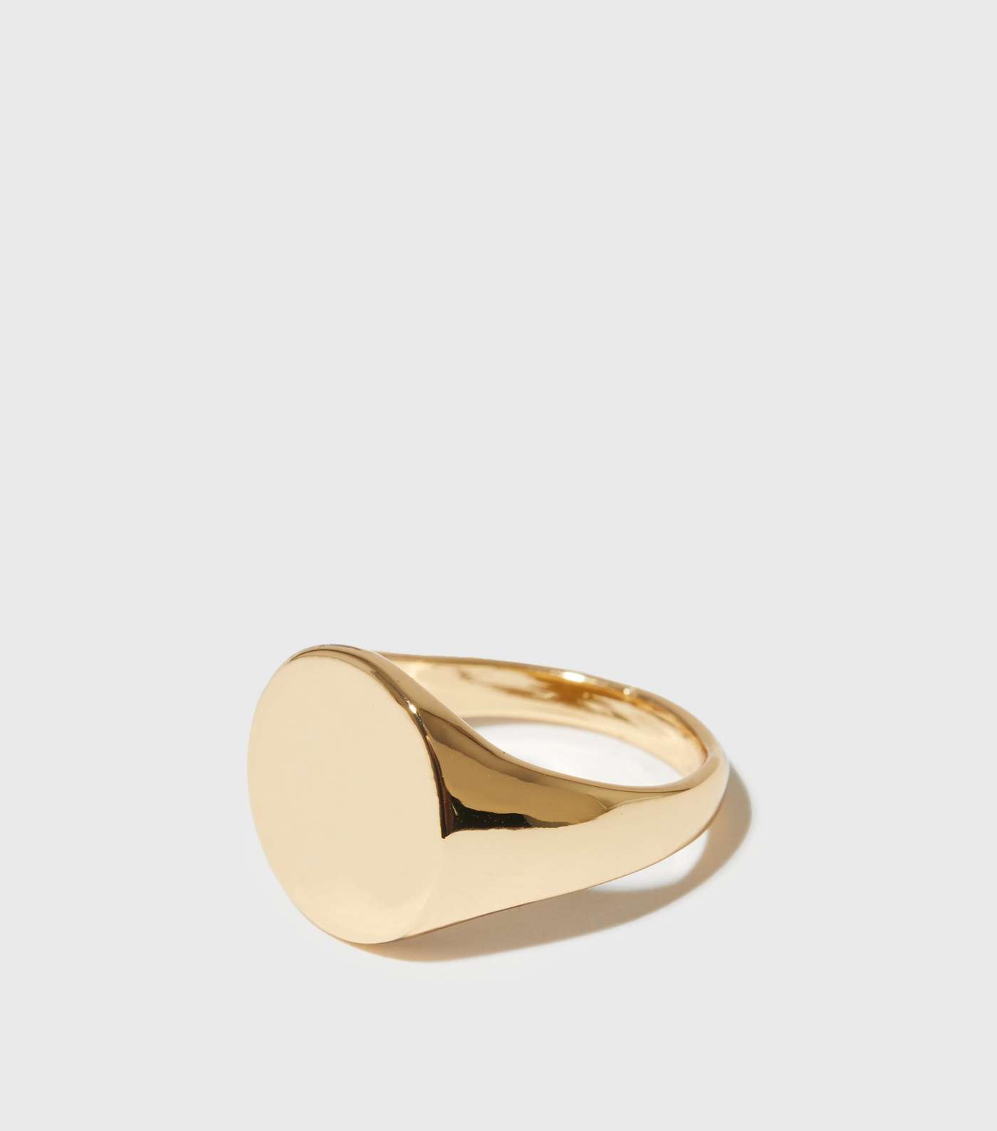 Real Gold Plated Signet Ring
