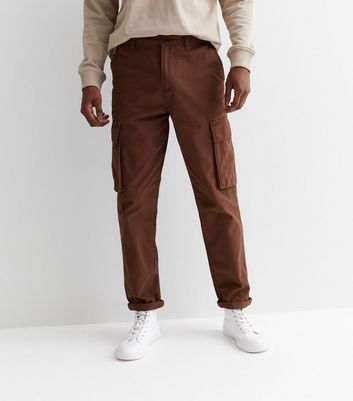 Organic Cotton Cargo Pants CAMERON - Light Brown | Herren | Givn
