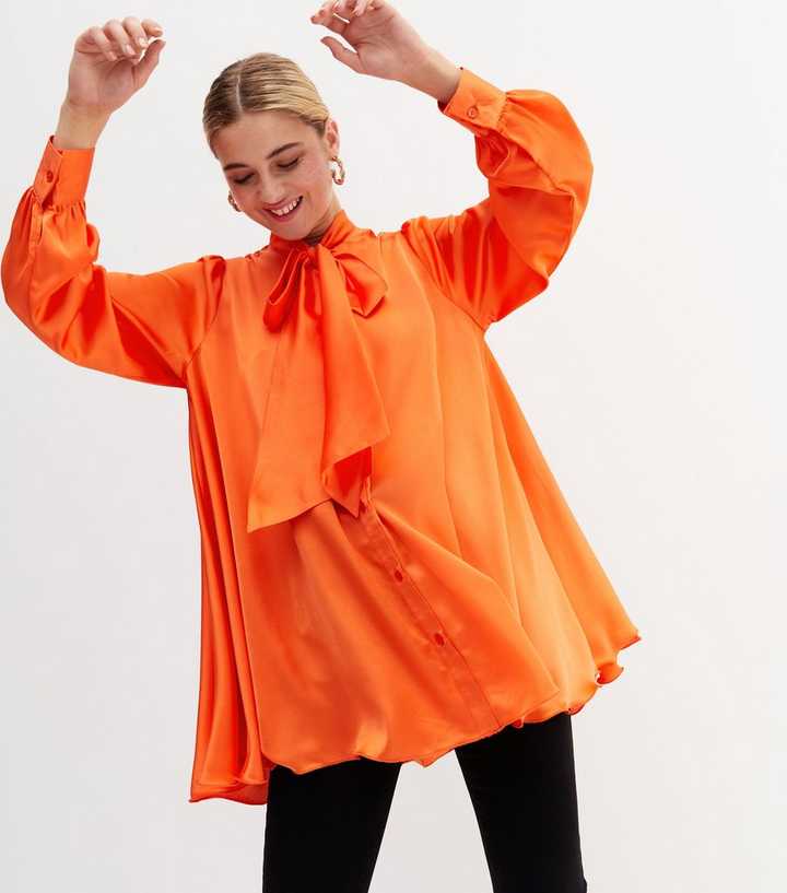 orange long sleeve