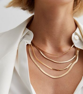 New look layered necklace sale