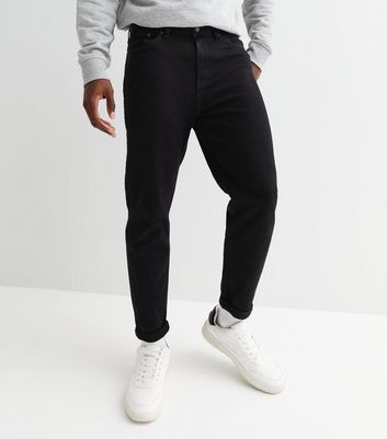 Black Tapered Jeans New Look