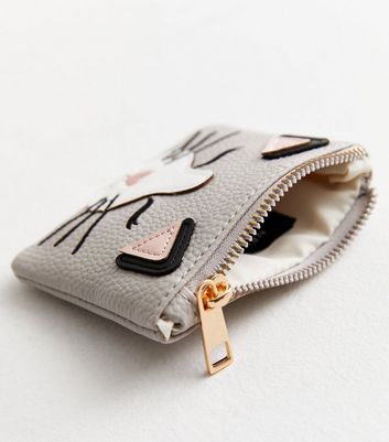 Cat Novelty Coin Purse New Look