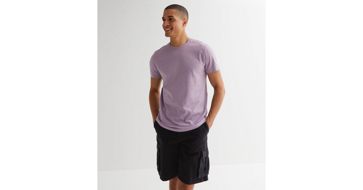 6908 Lilac Crew Neck T-Shirt main image 1