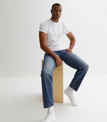 White Roll Sleeve T-Shirt