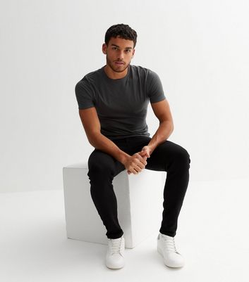 Grey t cheap shirt black jeans