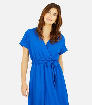 Kimono sleeve tie cheap waist wrap dress