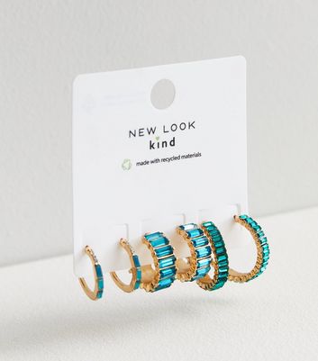 New look clearance green earrings