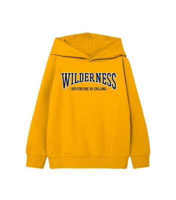 Name It Yellow Long Sleeve Wilderness Hoodie