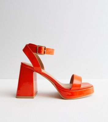 Buy Orange Heeled Sandals for Women by STEVE MADDEN Online | Ajio.com