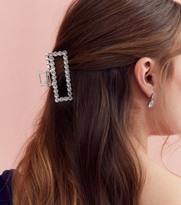 Diamante hair claw clip discount