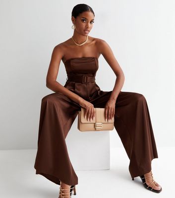 brown jumpsuit for women