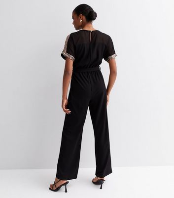 New look black jumpsuit sale online