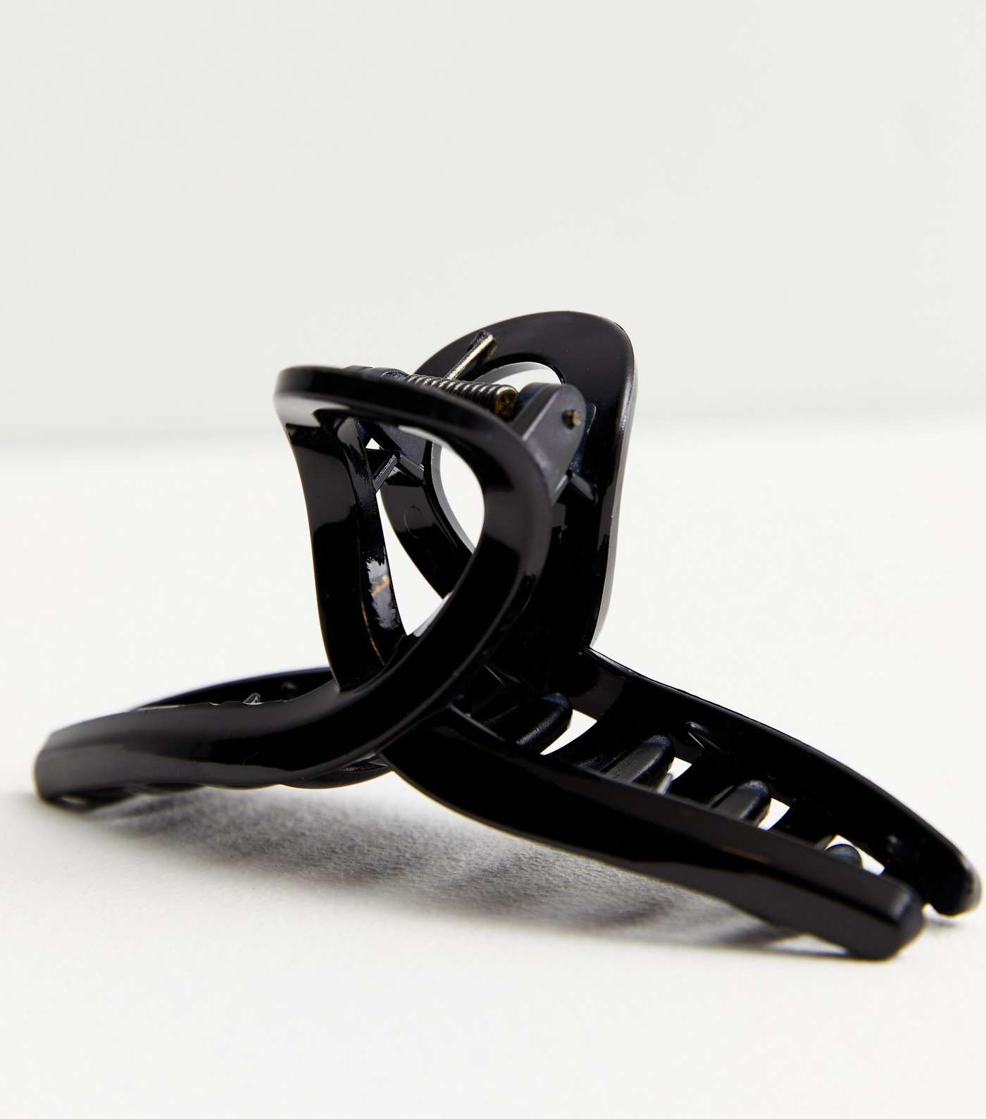 Black Skinny Swirl Bulldog Claw Clip Image 2