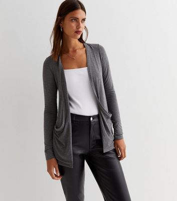 Dark grey clearance cardigan outfit