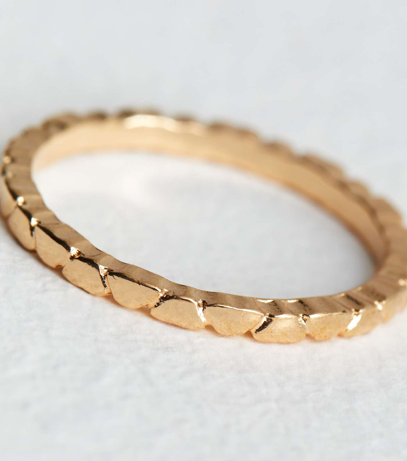 Gold Heart Ring Image 2
