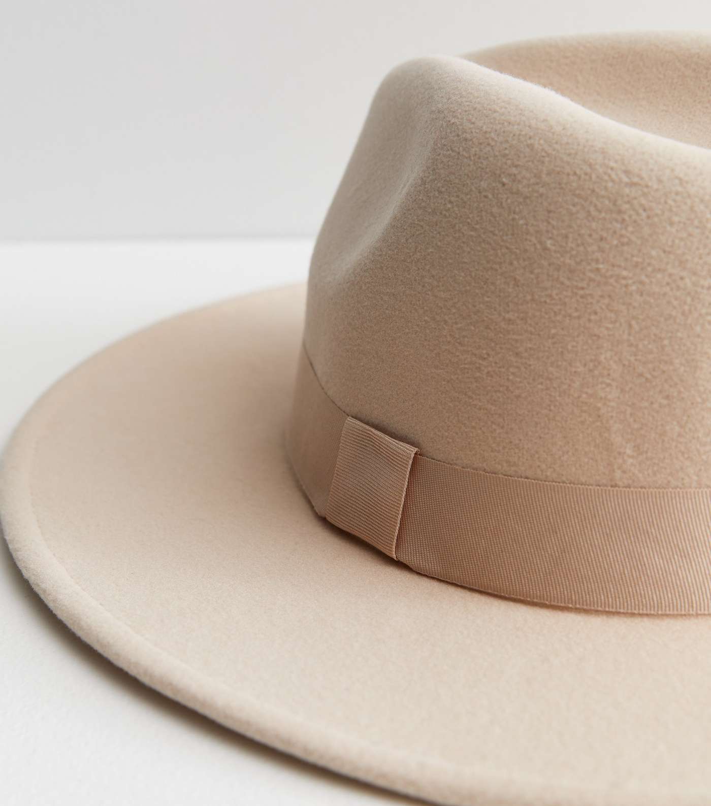 Cream Fedora Hat Image 3