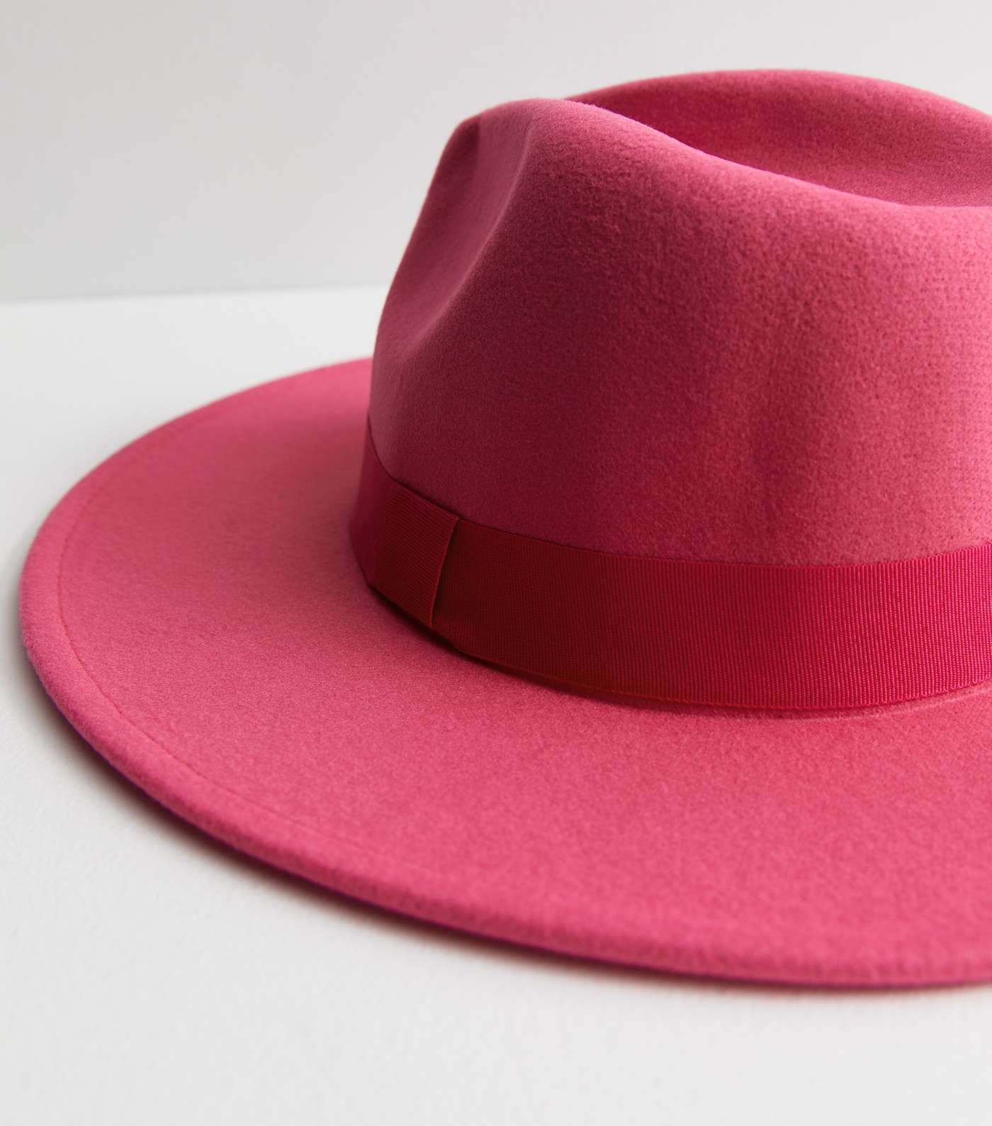 Deep Pink Fedora Hat Image 3