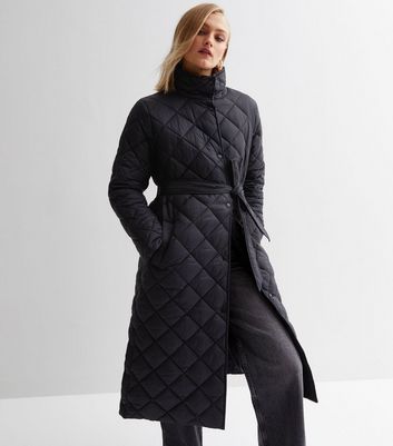 Belted 2024 quilted coat