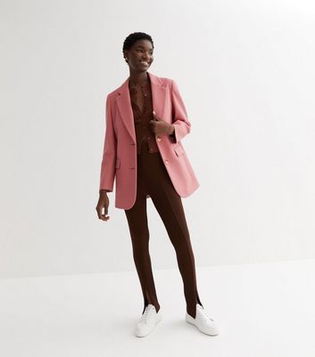 Pale pink outlet blazer womens