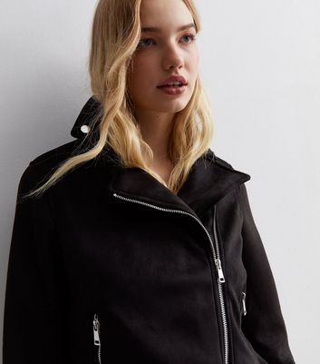 Suedette hot sale black jacket