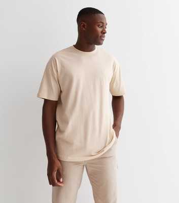 Off White Embroidered Smile Face Short Sleeve Oversized T-Shirt