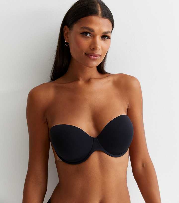 Perfection Beauty Black C Cup Wing Stick On Bra | New Look