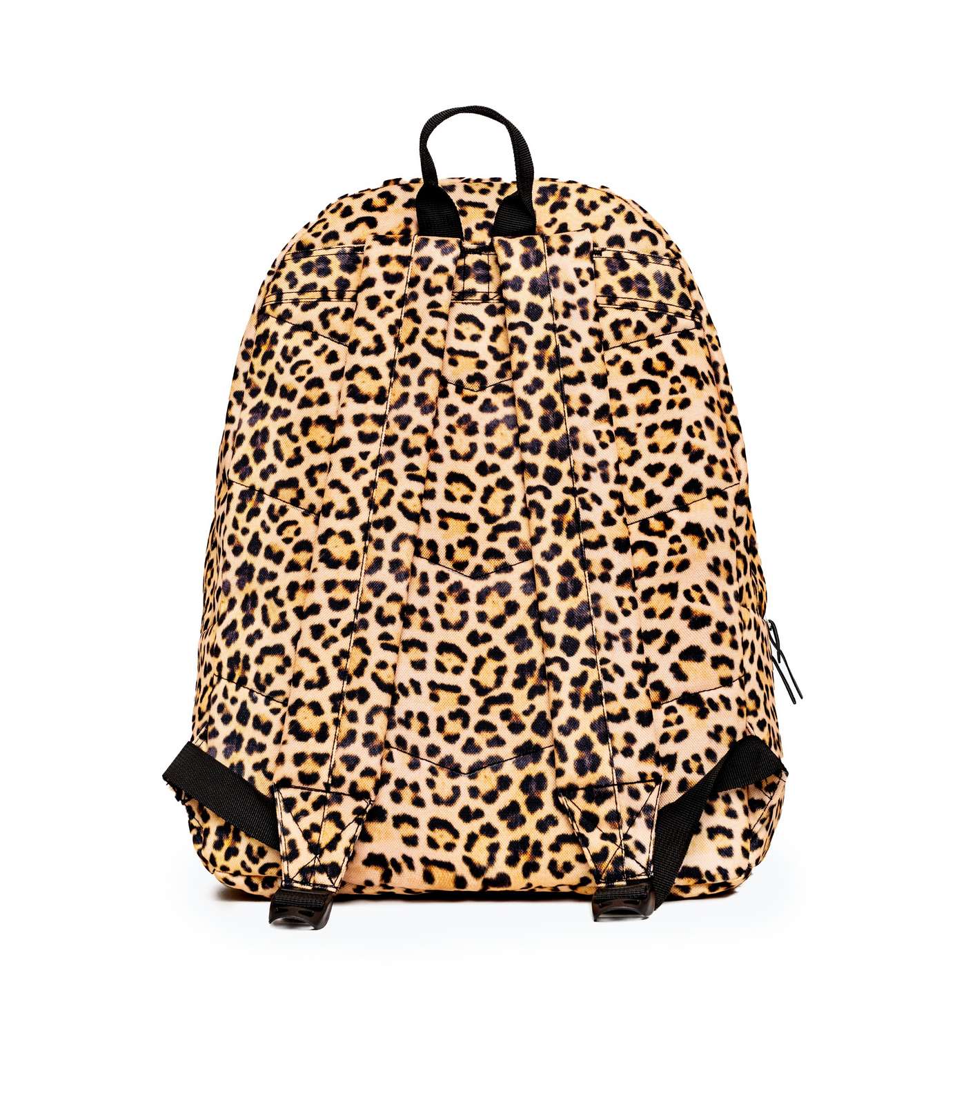 HYPE KIDS Orange Leopard Print Pom Pom Backpack Image 3