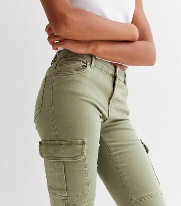 UK Girls Kids Cargo Pants Casual Wear Drawstring 4 Pockets Front Fall  Trousers | eBay