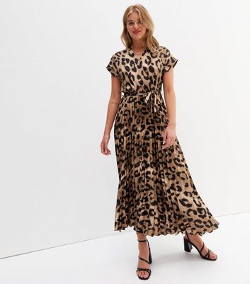 New look animal 2024 print midi dress