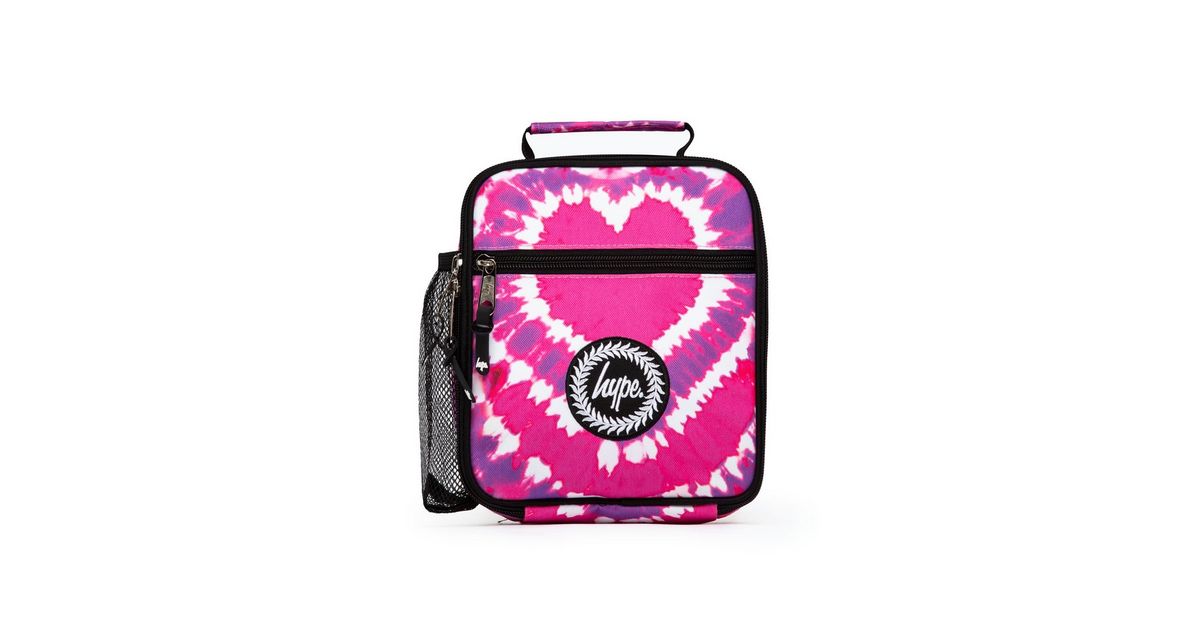 HYPE KIDS Pink Heart Tie Dye Lunch Bag New Look