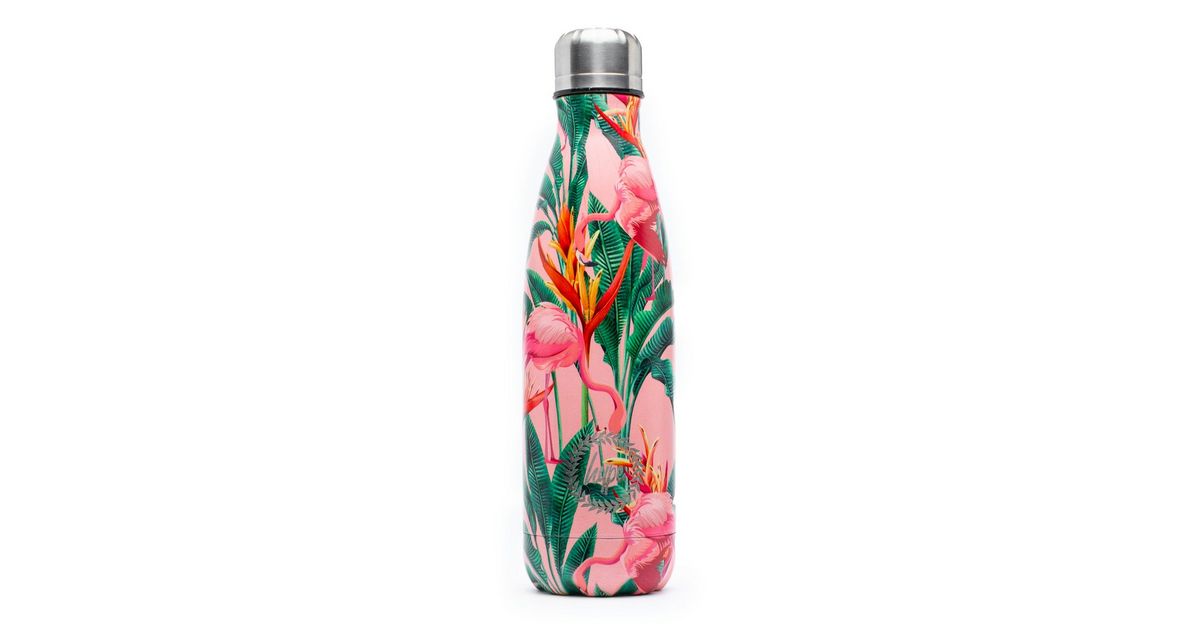 HYPE KIDS Pink Flamingo Water Bottle | New Look