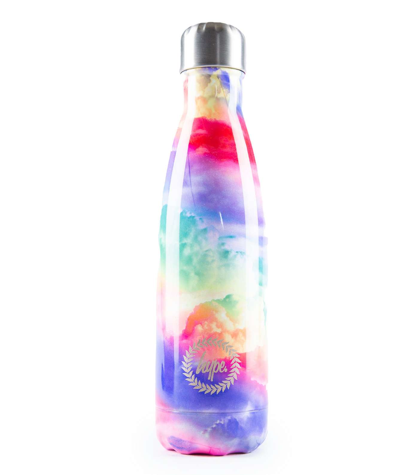 HYPE KIDS Multicoloured Clouds Water Bottle