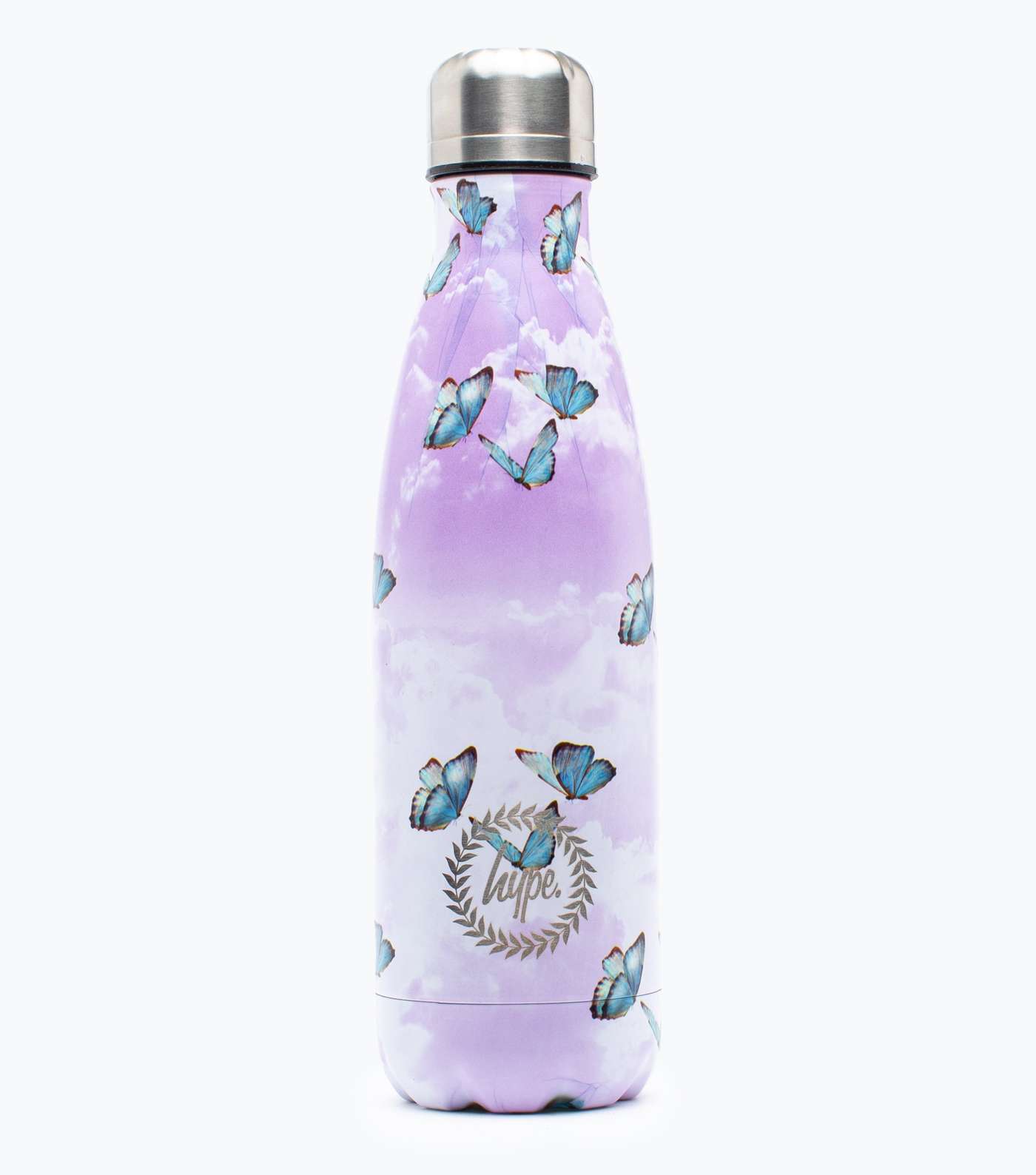 HYPE KIDS Lilac Cloud Butterfly Water Bottle