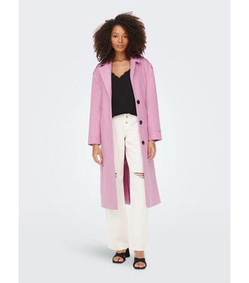 Light pink wool coat clearance women's