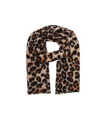 Leopard print scarf new deals look