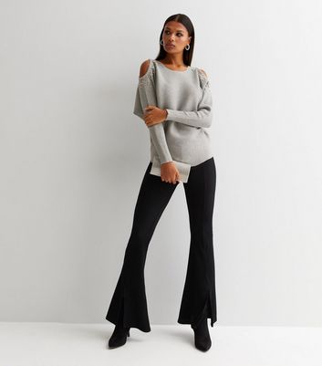 Cold shoulder best sale jumper new look