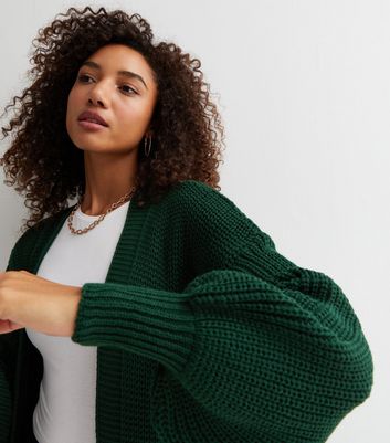 Dark green outlet cardigan