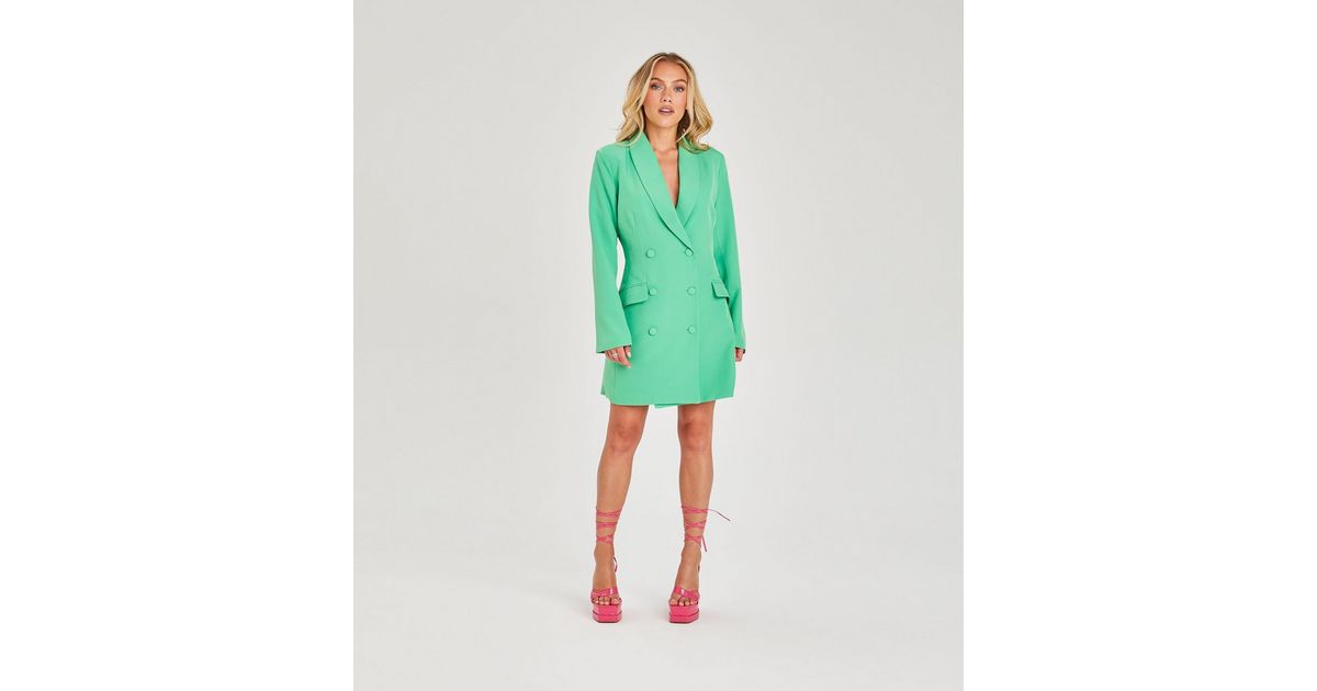 Urban Bliss Green Mini Blazer Dress | New Look Urban Bliss Green Mini Blazer Dress | New Look