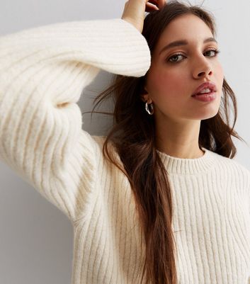 New look cream jumper hotsell