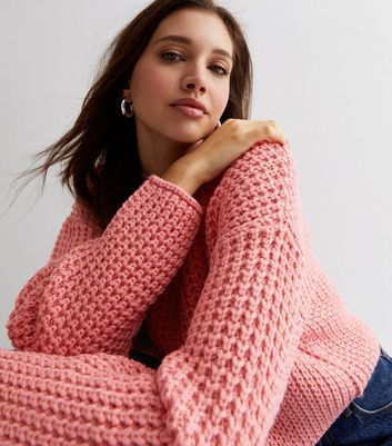 New look pink on sale jumper