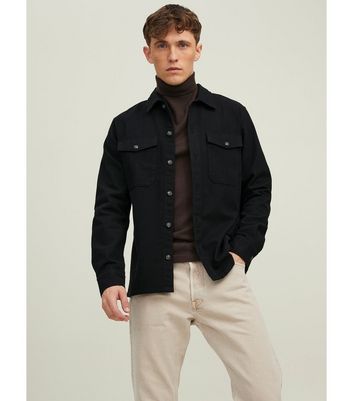 Jack & Jones Black Double Pocket Overshirt