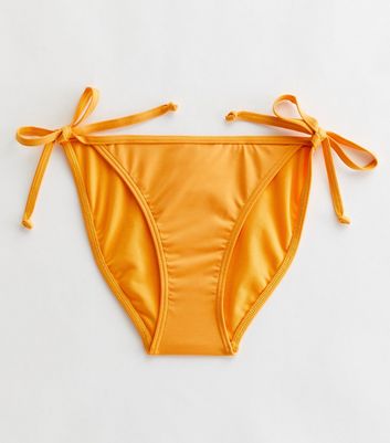 neon orange swim bottoms