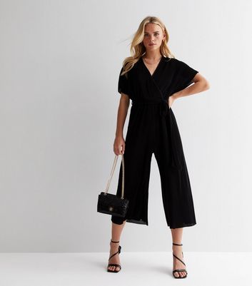 petite black jumpsuit