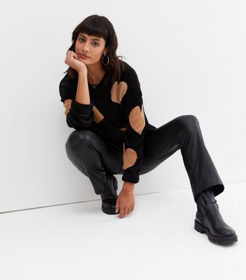 Black Heart Long Jumper | New Look