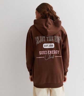 Girls on sale brown hoodie